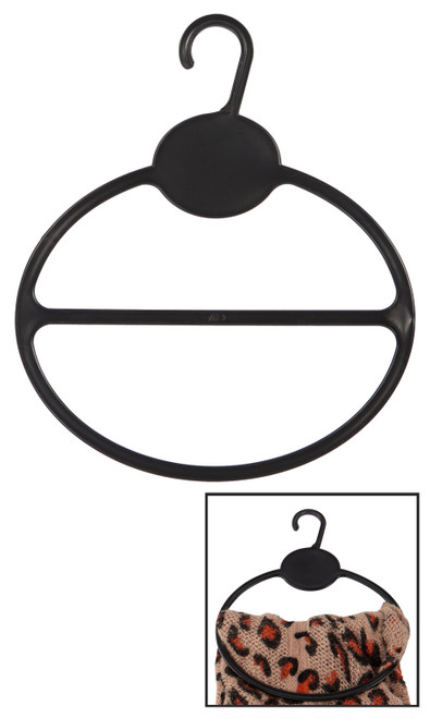 Black Plastic Scarf Hangerszoom