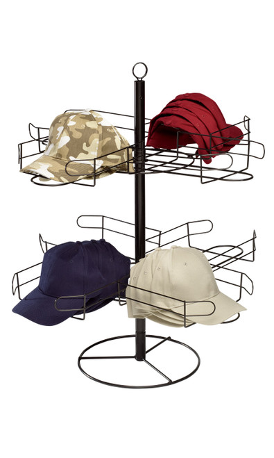 2-Tier Rotating Countertop Cap Rackzoom