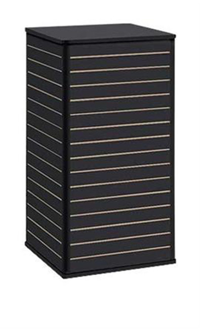 24" x 48" Black Slatwall Towerzoom