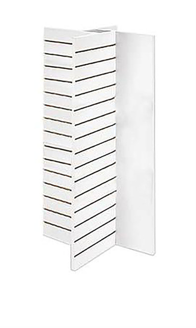 4-Panel White Slatwall Towerzoom