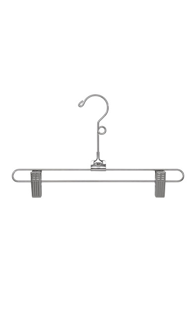 12 inch Chrome Metal Skirt and Pants Hangerzoom